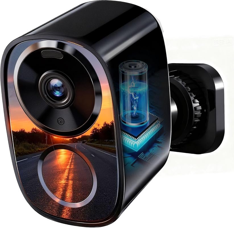 Enhanced 2K UHD wireless outdoor security camera with dual-band WiFi