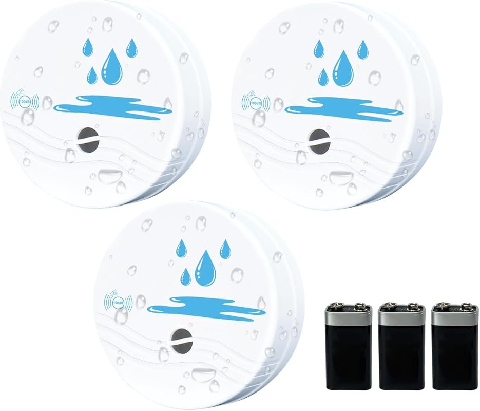 Water Leak Detectors 3 Pack
