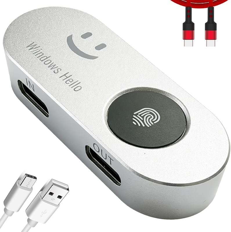 Portable USB-C Fingerprint Reader for Windows Hello