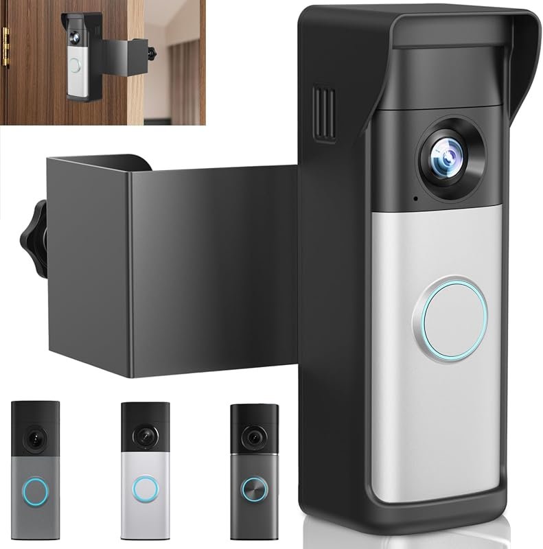 Generic Anti-Theft Doorbell Mount with Rain Cover