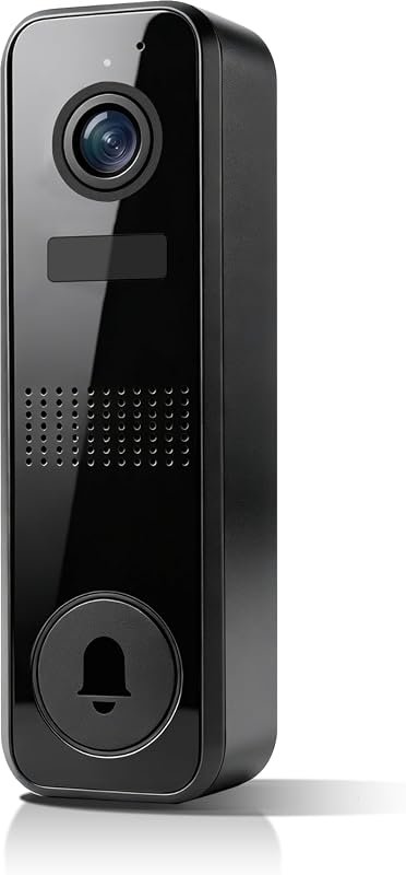 Wireless 2K doorbell camera with 2.4GHz WiFi