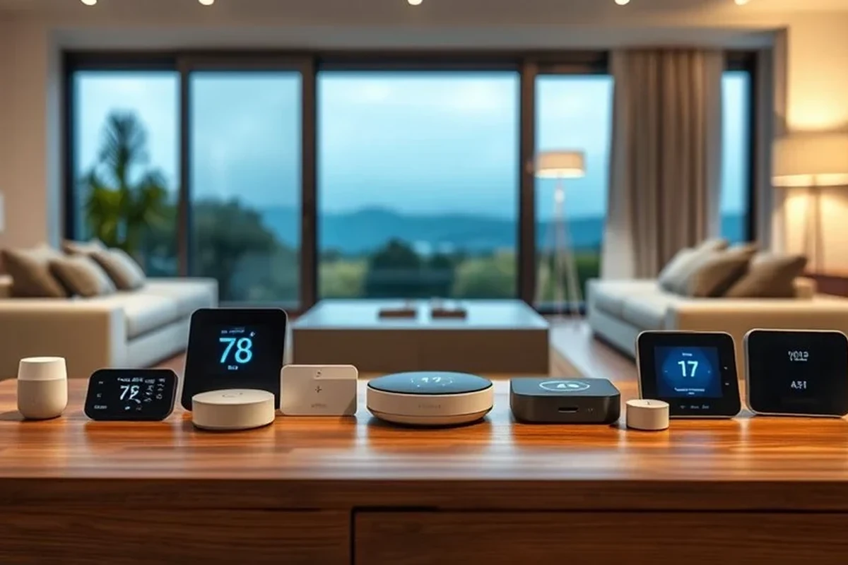 Eufy video doorbell mounted at a front door with an Alexa smart display inside