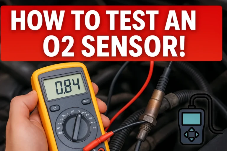 Can You Test an O2 Sensor with a Multimeter