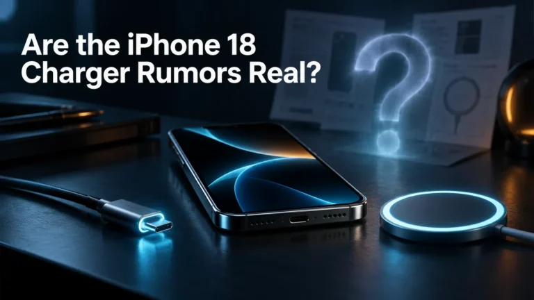 iPhone 18 charger rumor investigation