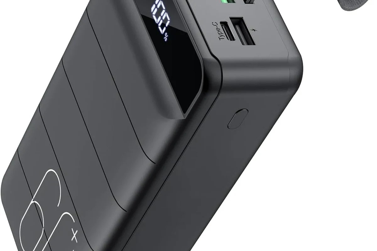 USB-C cable, charger, and smartphone setup showing a slow charging troubleshooting scenario