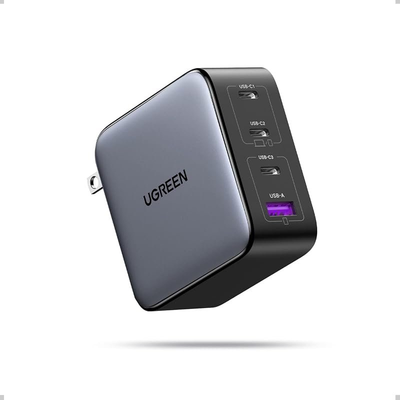 UGREEN Nexode 100W GaN USB-C Charger with 4 Ports and Foldable Plug