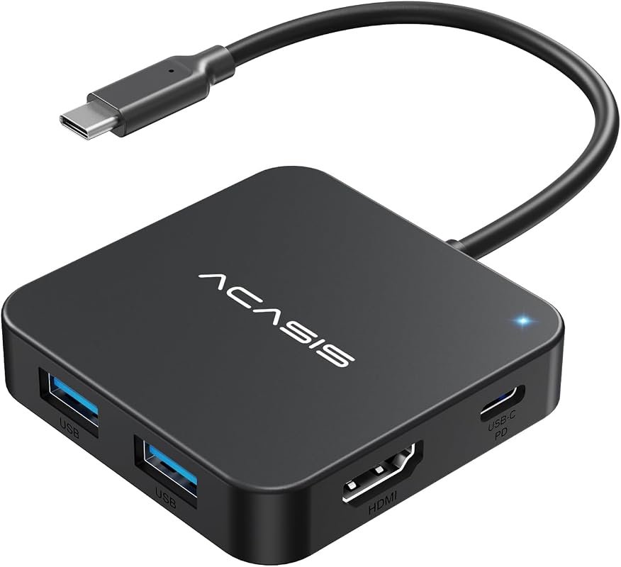ACASIS USB C Hub 10Gbps 4K 60Hz HDMI Adapter for MacBook and Laptops