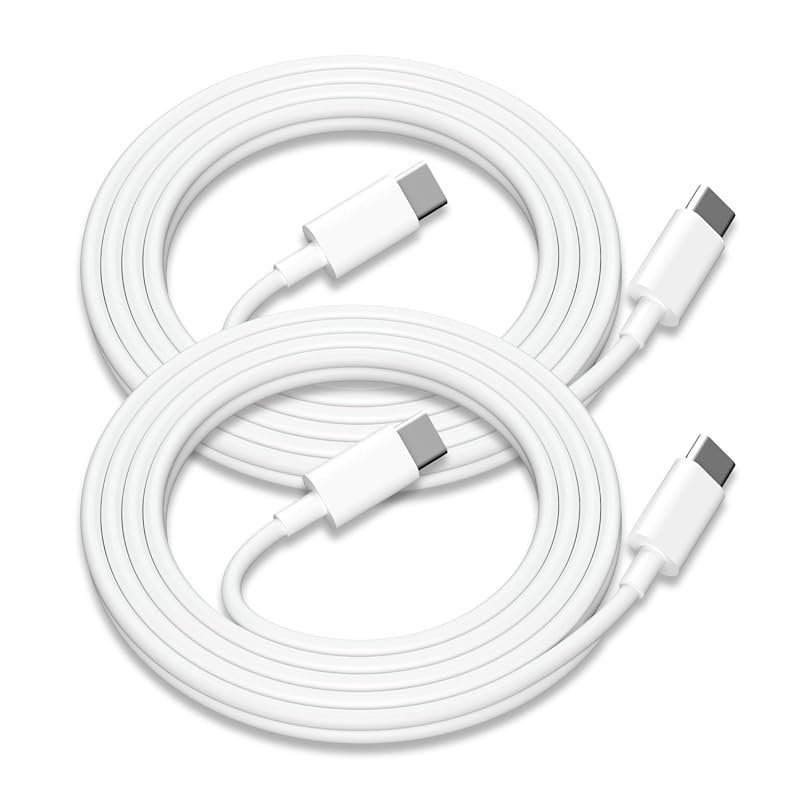 2-Pack 3ft 60W USB C to USB C Charging Cable for iPhone 17/16/15