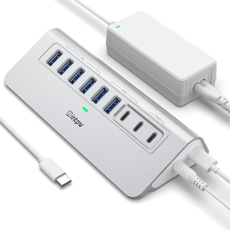 intpw 9-Port USB Hub