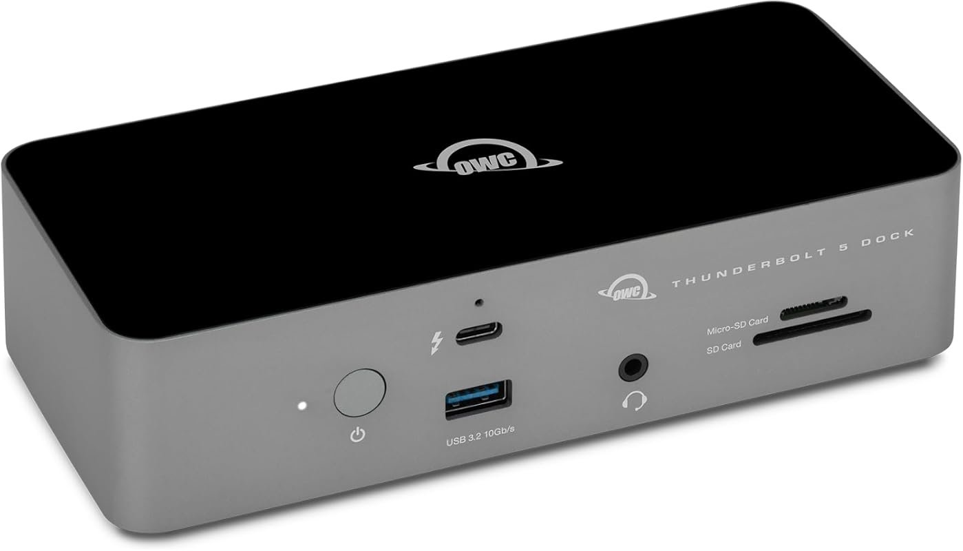 OWC Thunderbolt 5 Dock with 11-port high-speed connectivity solution