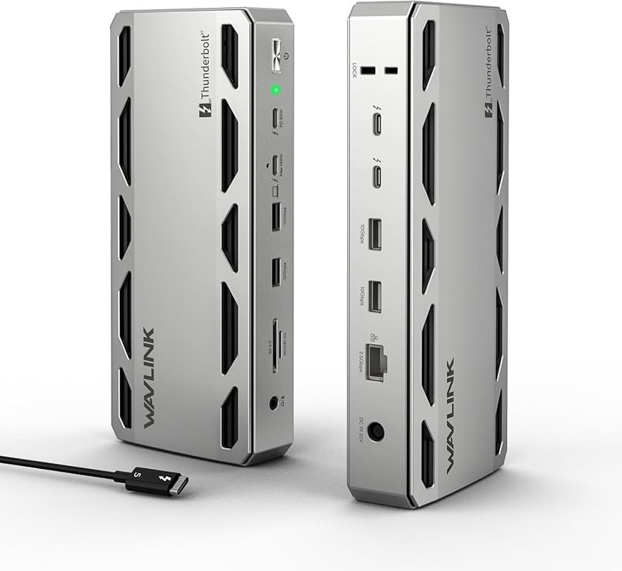 WAVLINK Thunderbolt 5 Docking Station with 120Gbps high-speed connectivity