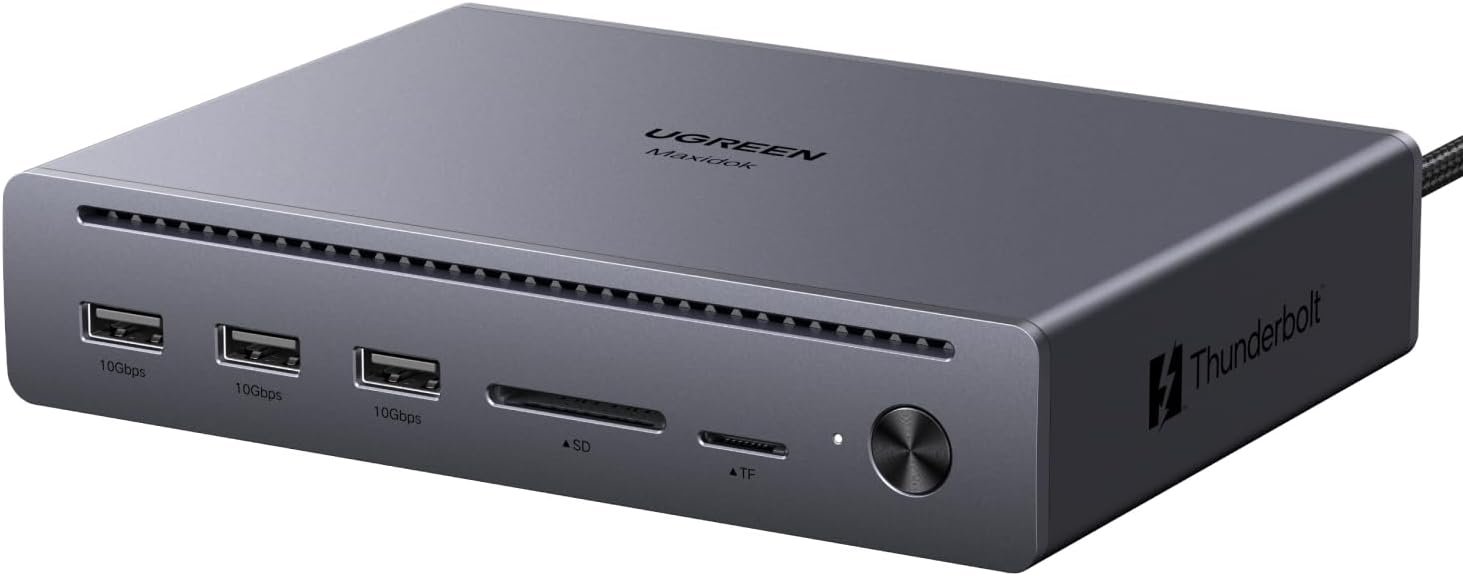 UGREEN Maxidok Thunderbolt 5 Dock with Triple 4K@144Hz and 3 TBT5 ports