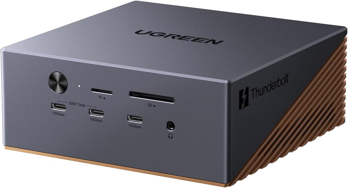 UGREEN Maxidok Thunderbolt 5 Dock with 8TB M.2 NVMe SSD support