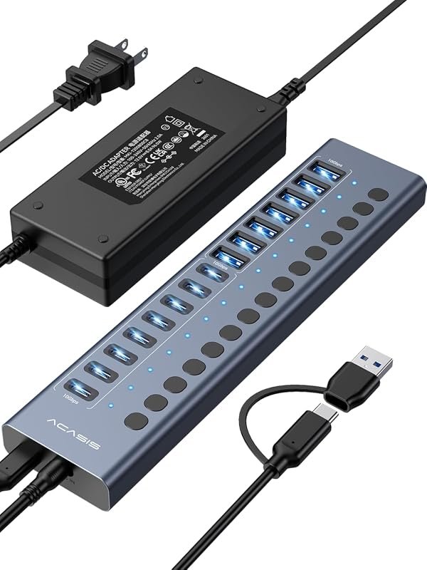 ACASIS 16-Port USB Hub