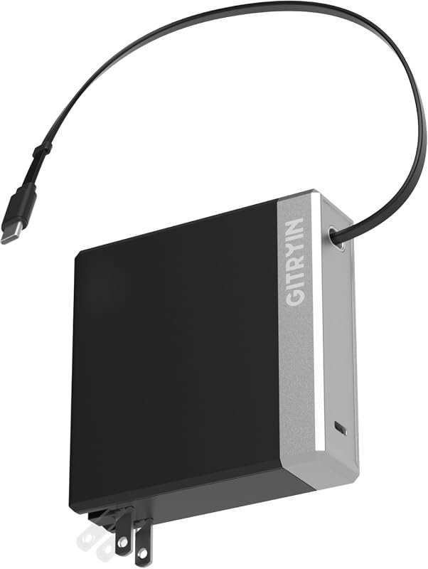 Gitryin 140W Retractable USB-C GaN Laptop Charger