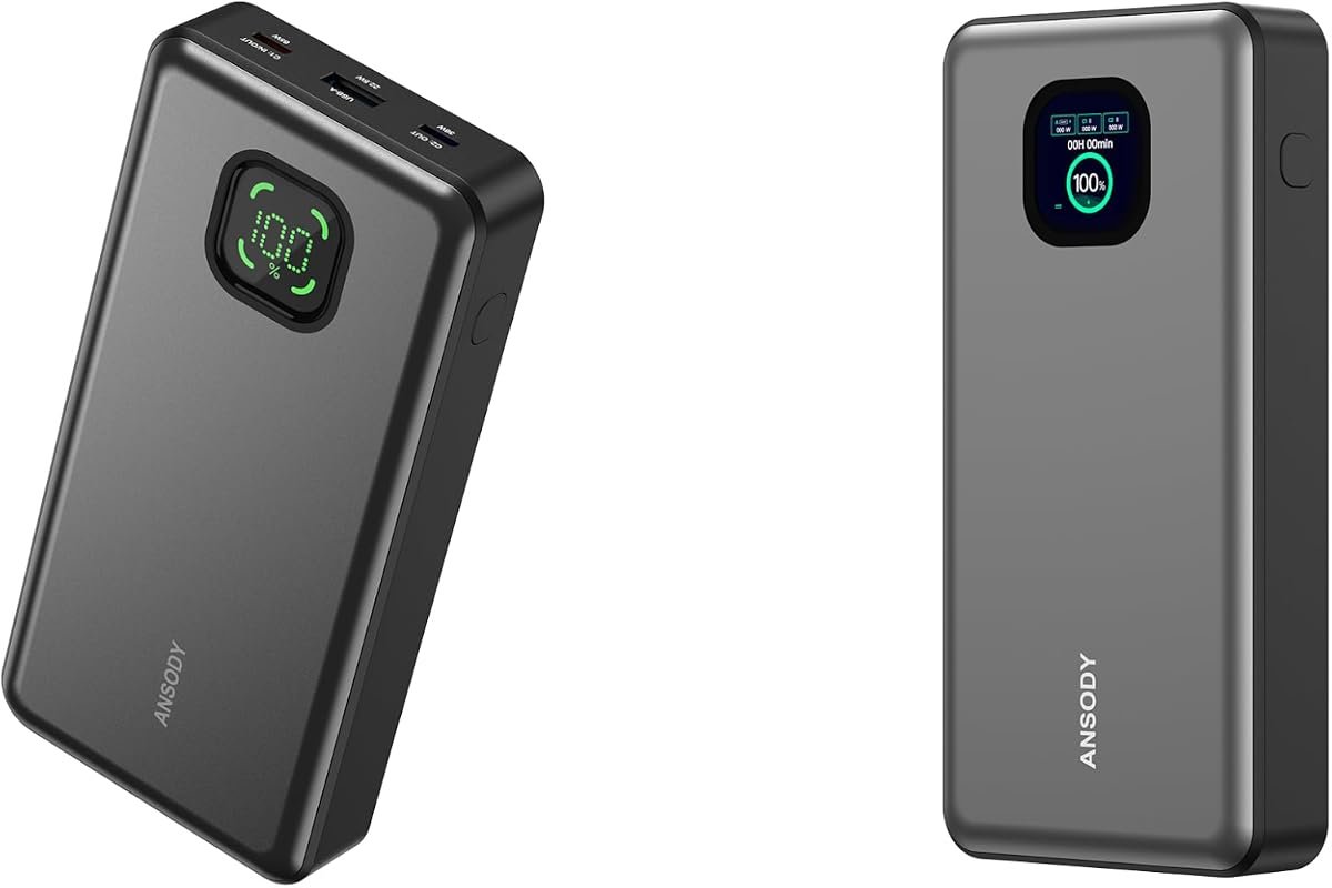 65W 25000mAh Power Bank with Smart Display