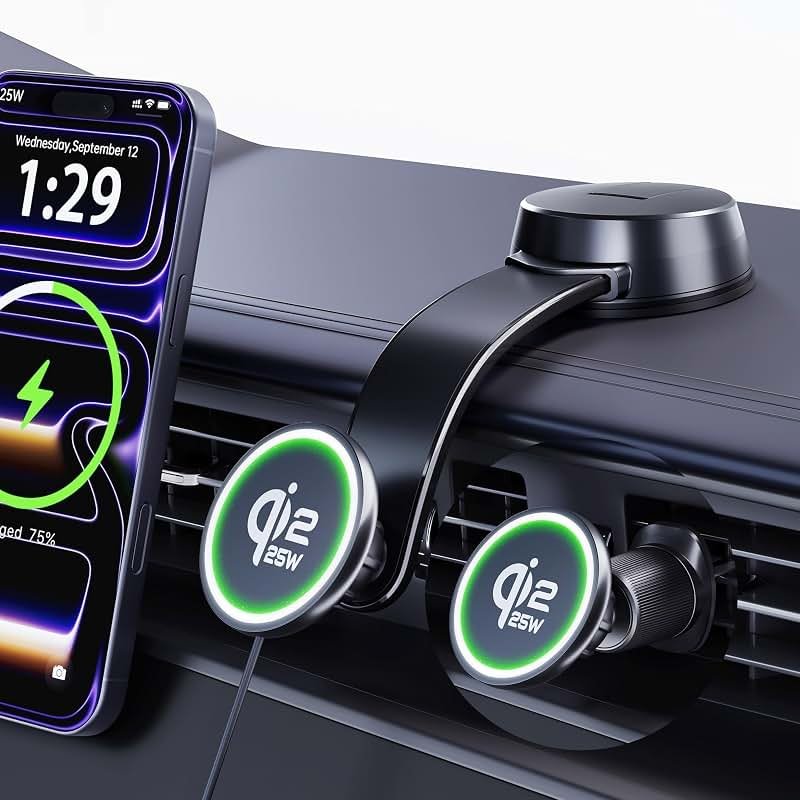 More to explore Qi2 car charger product