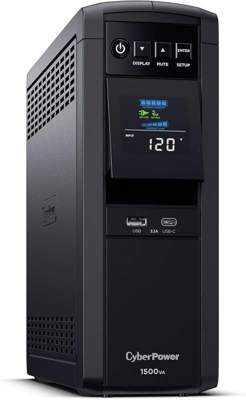 CyberPower CP1500PFCLCD UPS for home networking and devices