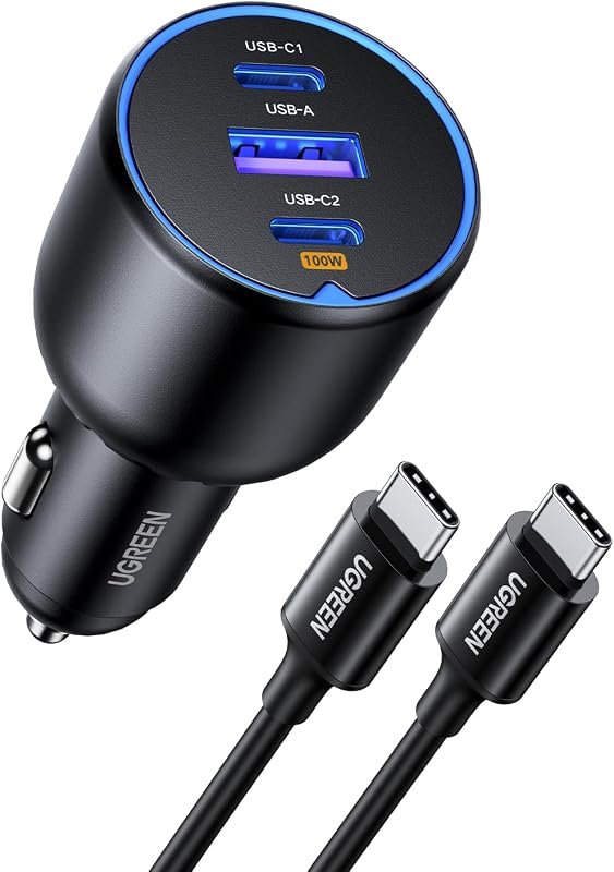 UGREEN 130W Car Charger with Cable