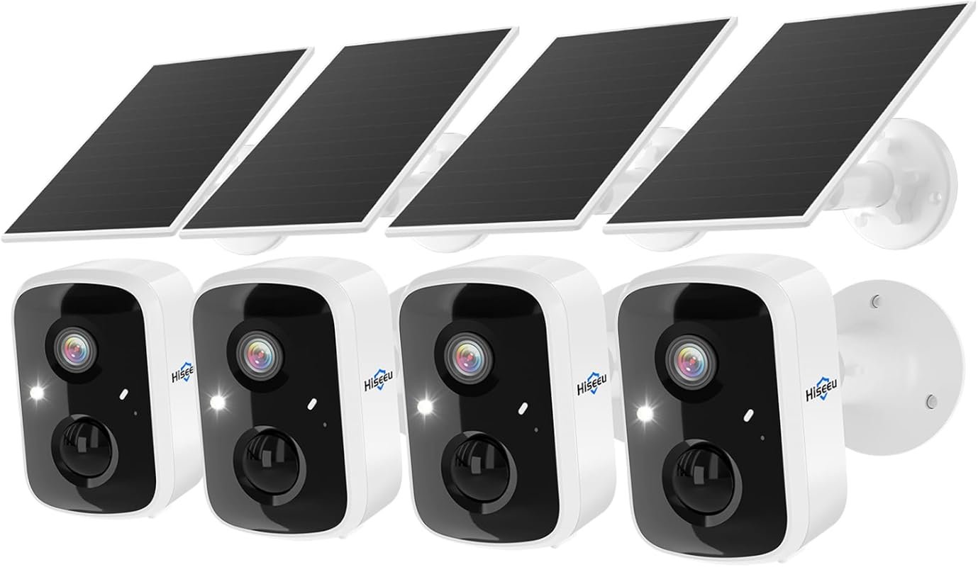 Hiseeu Solar Outdoor Security Camera