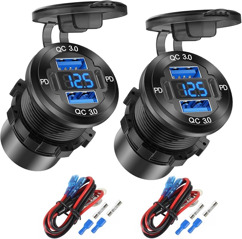 2-Pack 4-Port USB Charger
