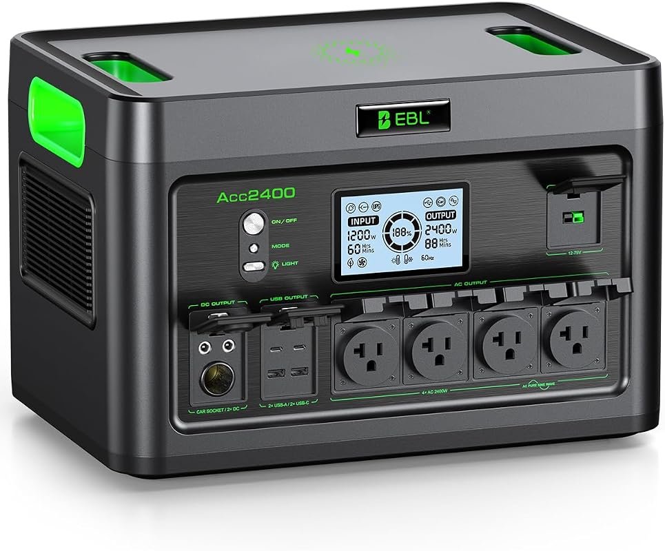EBL 2400W LiFePO4 portable power station