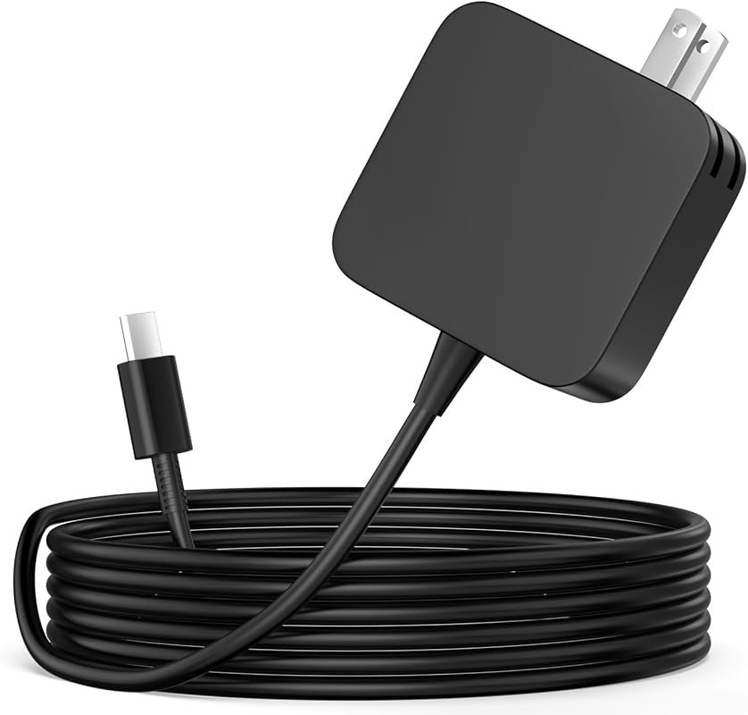 65W USB-C Fast Charger for Steam Deck OLED, ROG Ally, Quest 3, and Portal