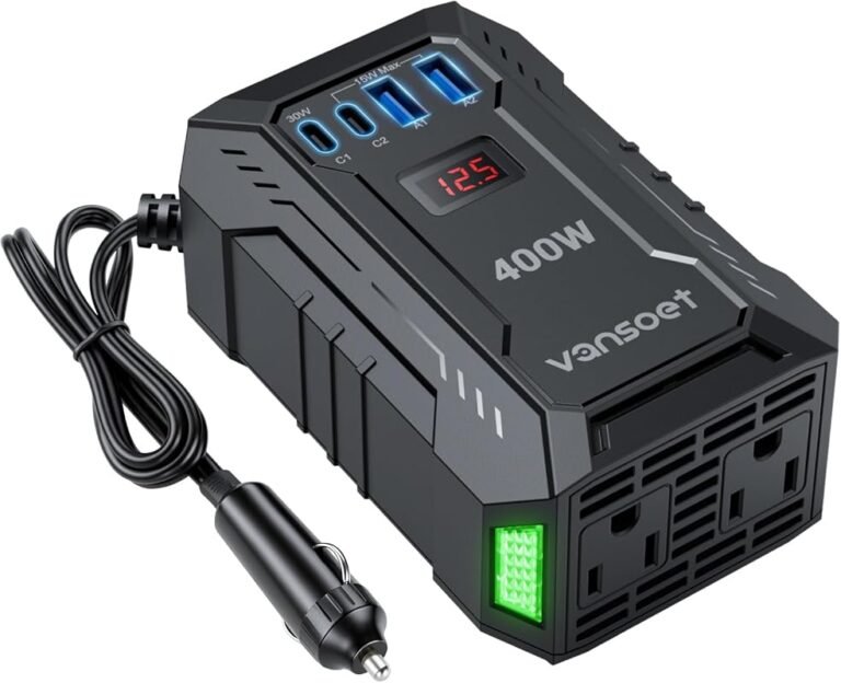 9 Best Car Power Inverters with USB C PD for GadgetMakersBlog