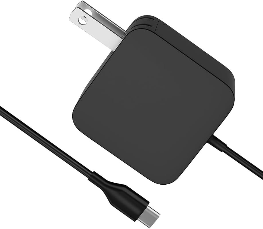 65W USB-C Charger Compatible with ASUS ROG Ally X, Steam Deck, Switch, and More