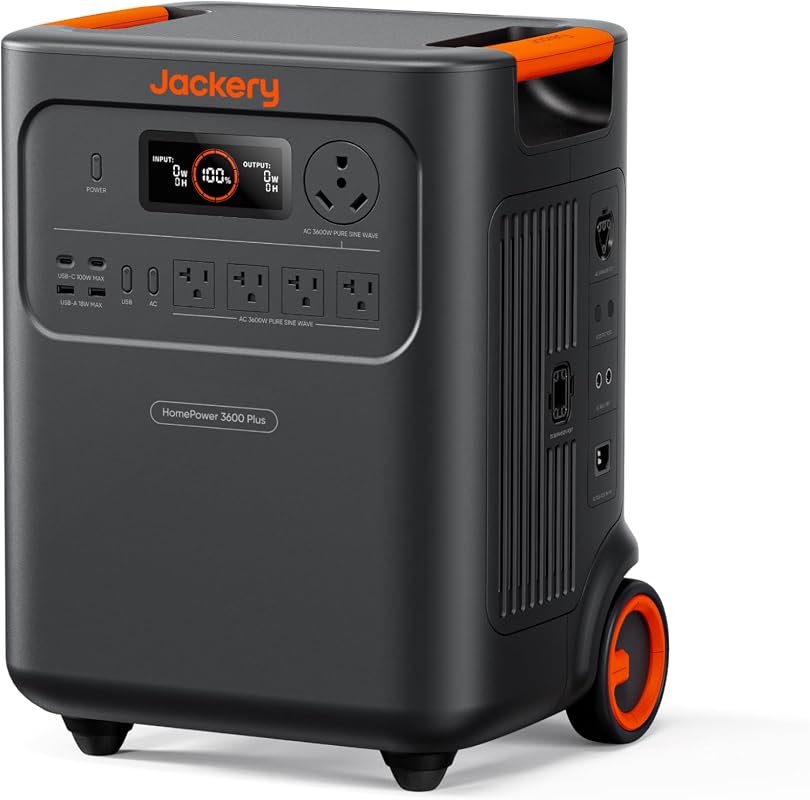 Jackery HomePower 3600 Plus portable power station with AC output