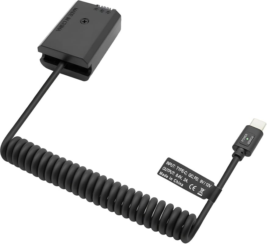 NP-FW50 Dummy Battery Adapter