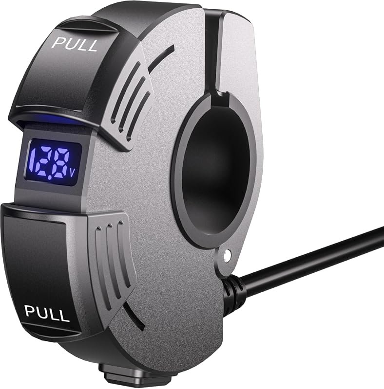 Kaedear USB-C and USB-A Motorcycle Charger PD 30W