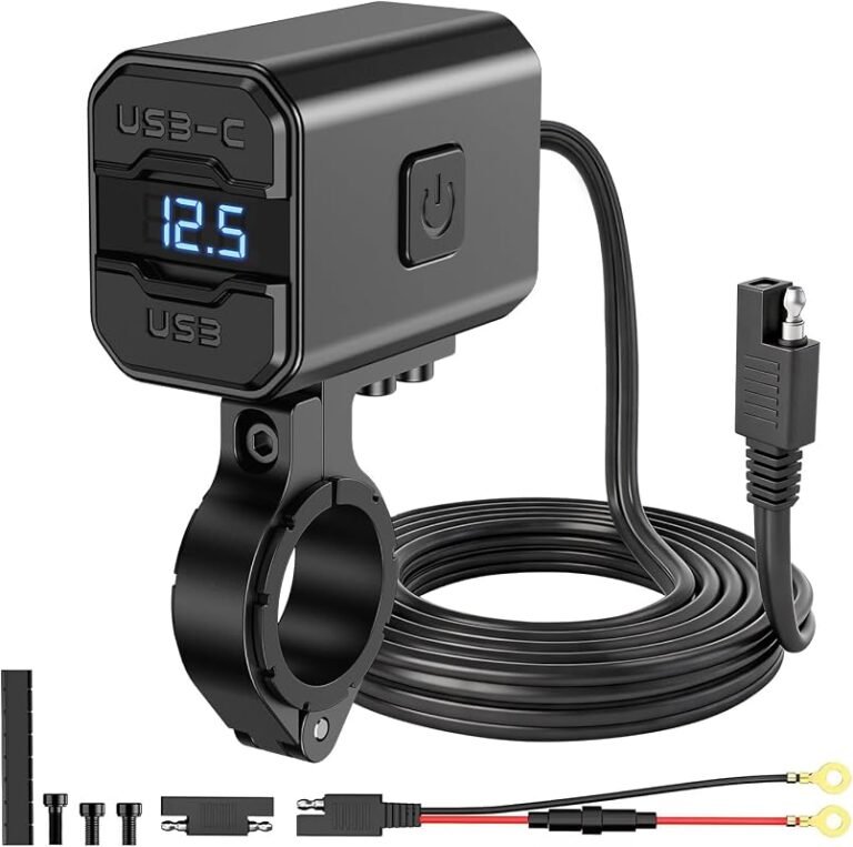 9 Best Waterproof Motorcycle USB C Chargers for Phone Accessories